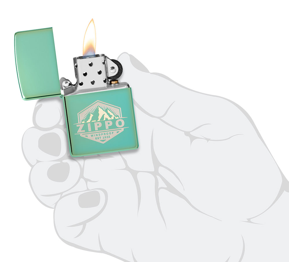 Wzór plakietki Zippo