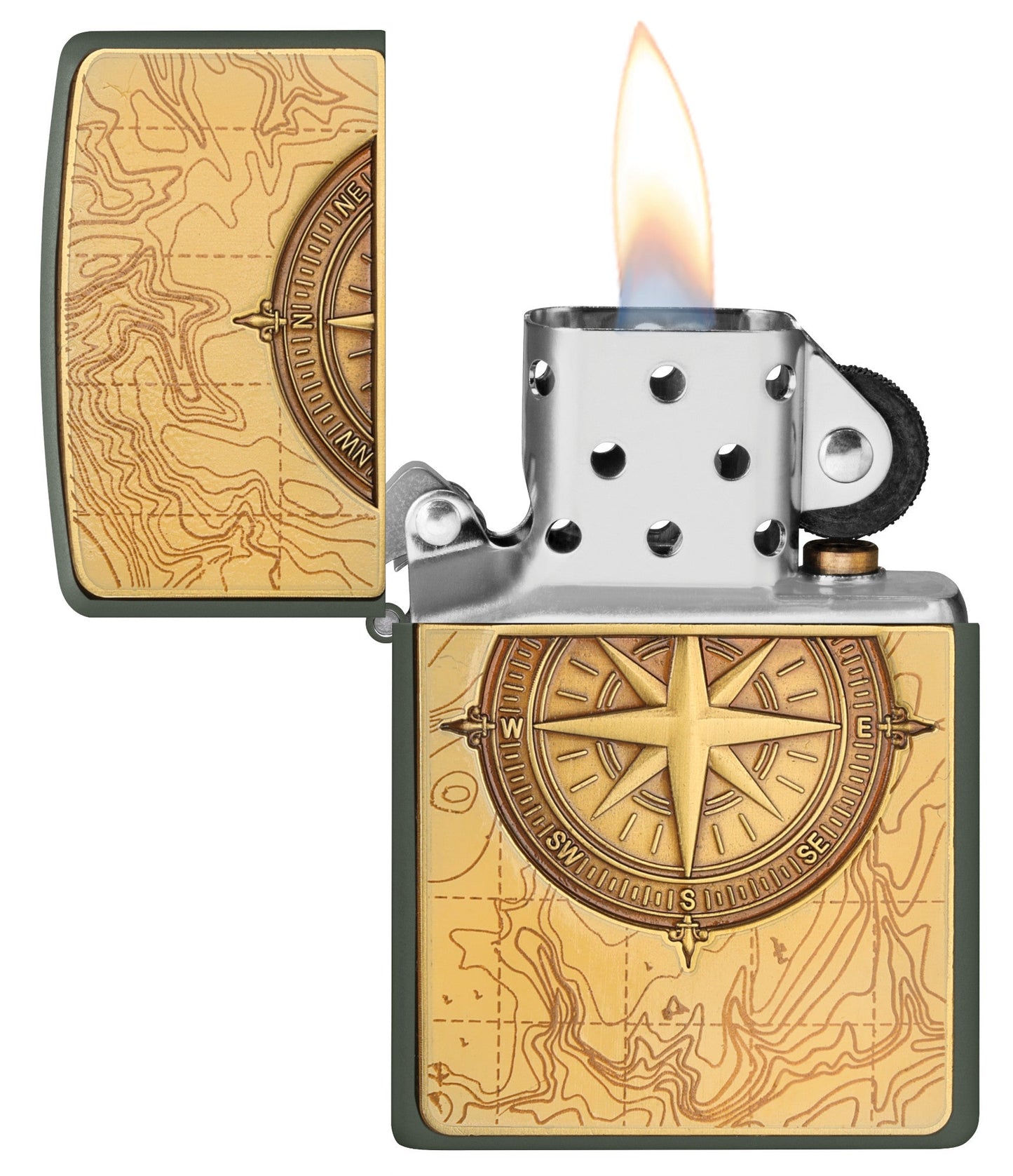 Kompas i mapa – emblemat