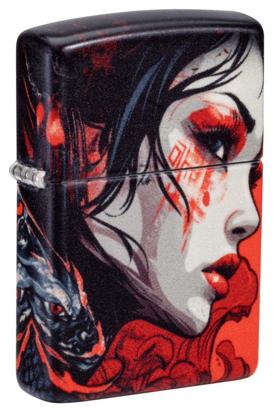 Abstrakcyjna samurajka