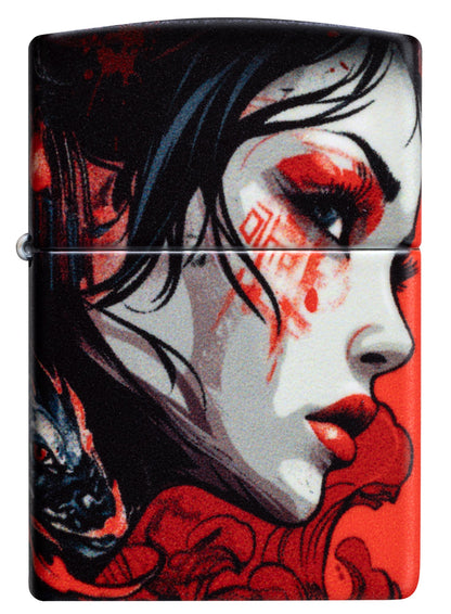 Abstrakcyjna samurajka