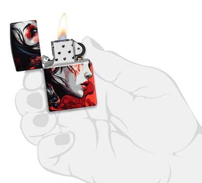 Abstrakcyjna samurajka