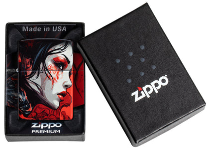 Abstrakcyjna samurajka