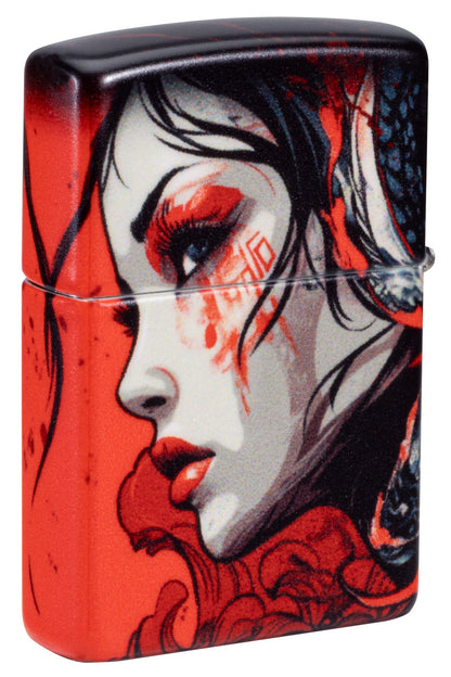 Abstrakcyjna samurajka