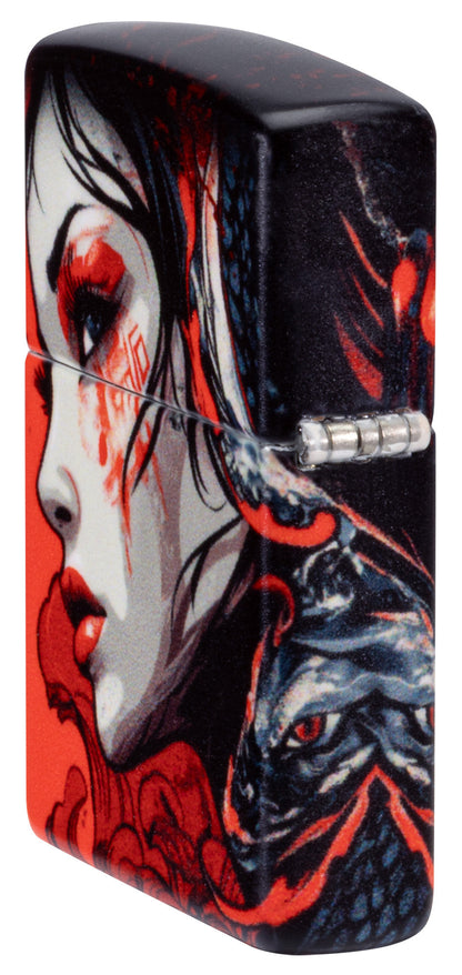 Abstrakcyjna samurajka