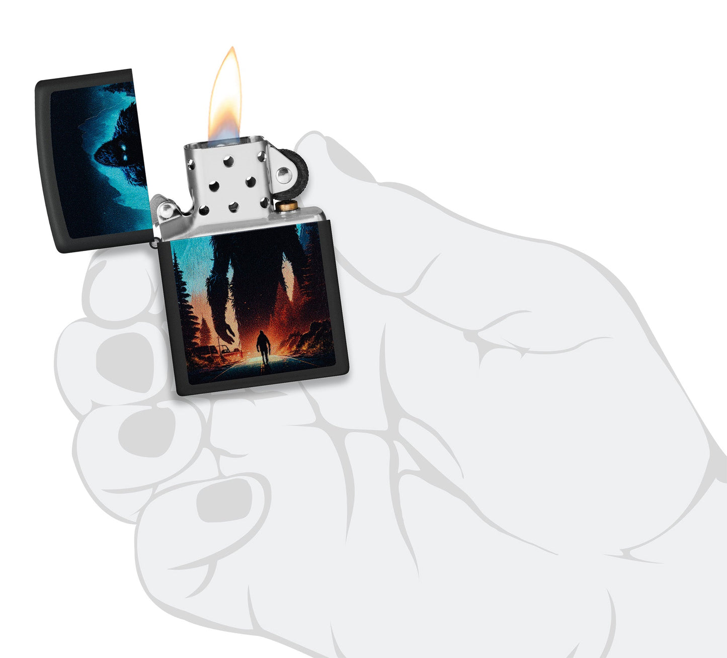 Wielka Stopa w świetle UV