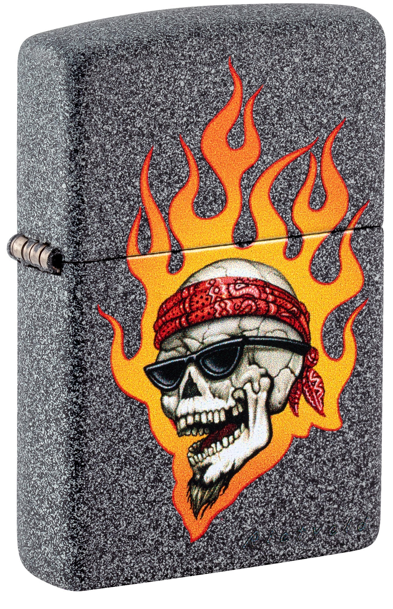 Wzór Rietveld Flaming Skull