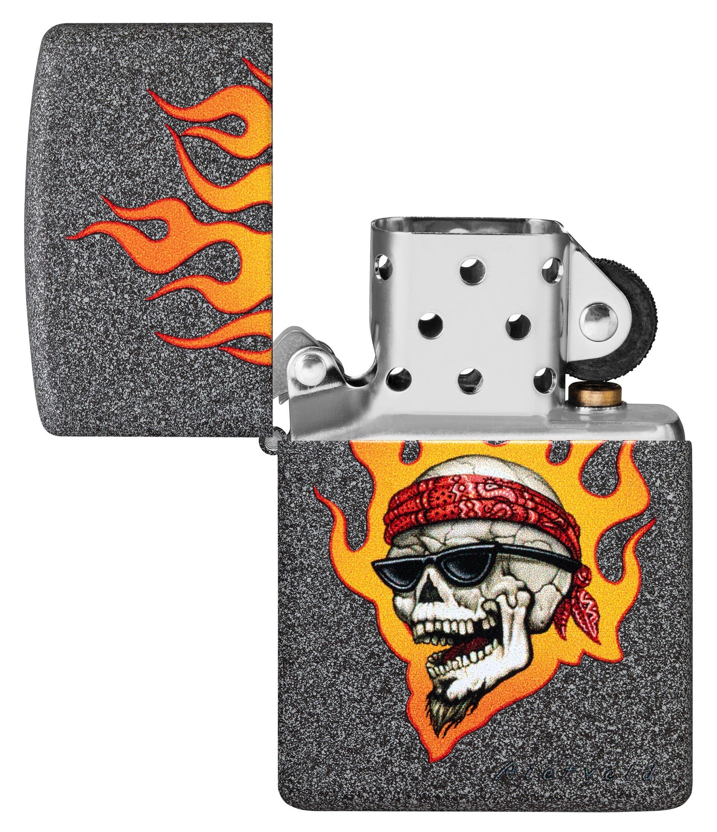 Wzór Rietveld Flaming Skull