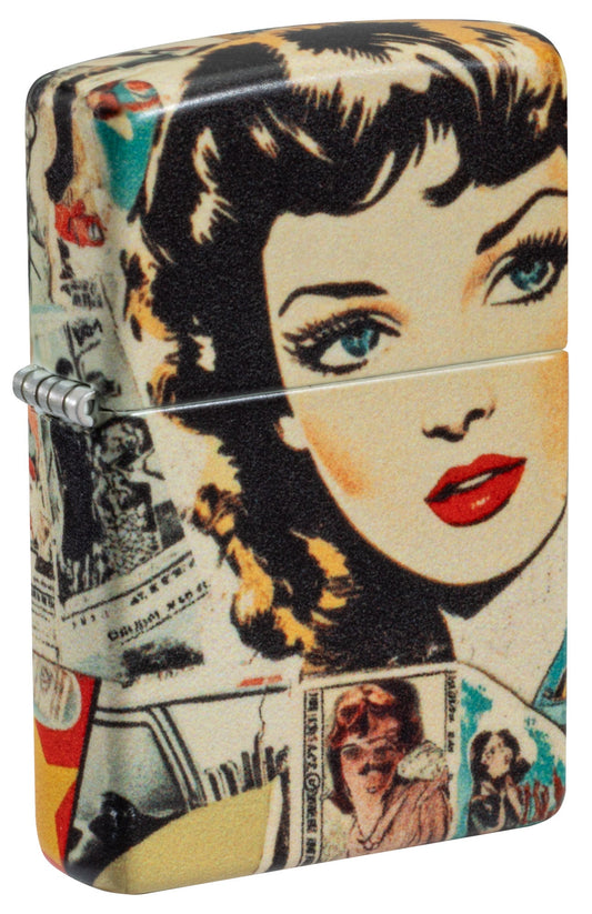 Wzór Vintage Collage