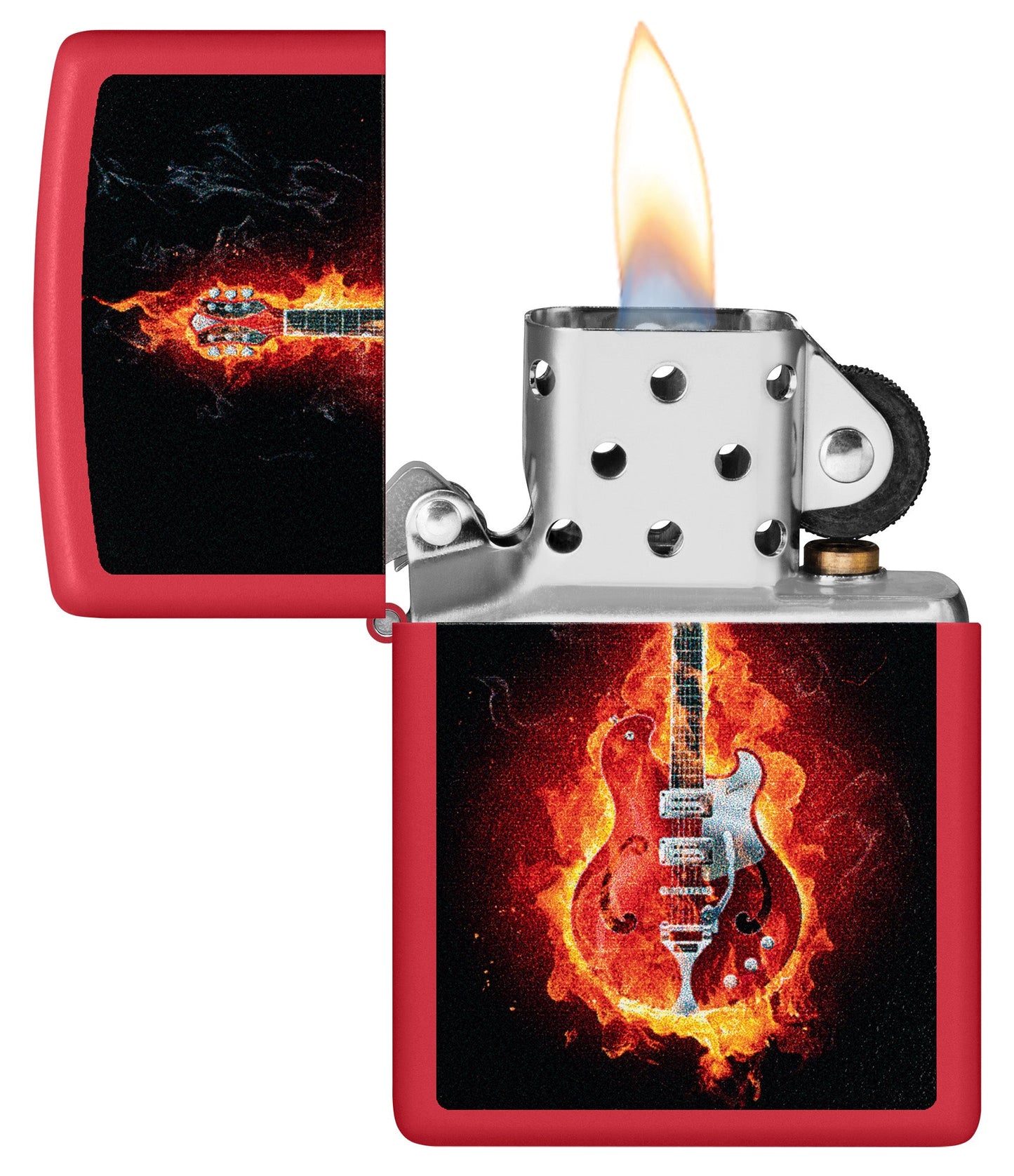Wzór Flaming Guitar