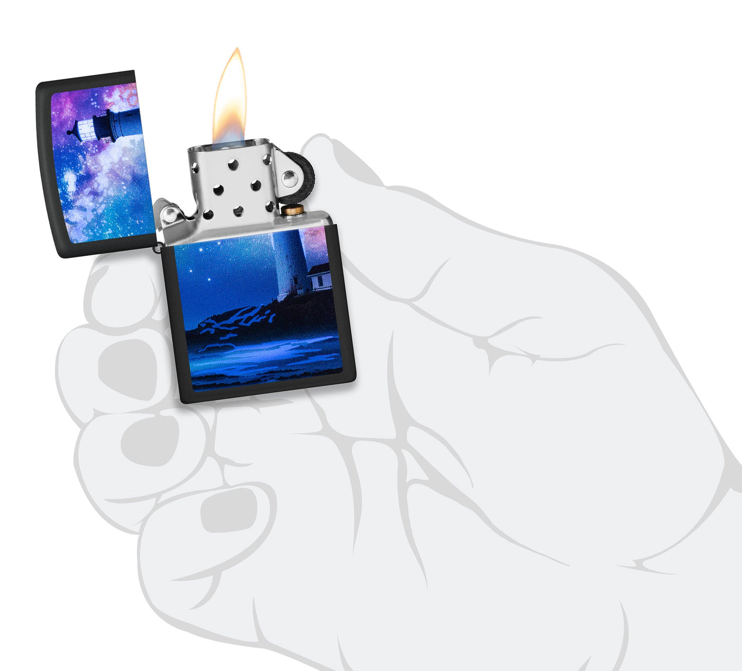 Wzór Starry Lighthouse