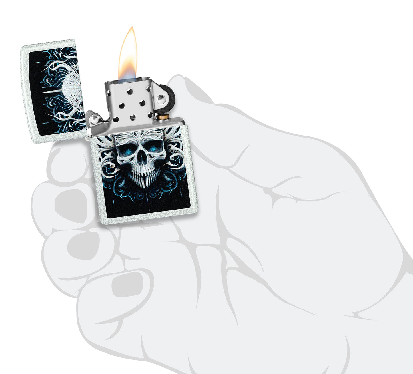 Wzór Abstract Skull