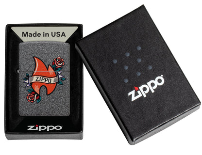 Wzór tatuażu płomienia Zippo