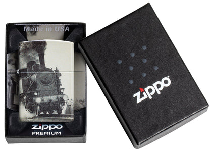 Wzór Pociąg w stylu retro