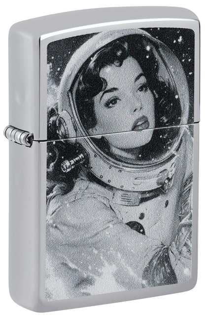 Wzór Astronauta w stylu retro