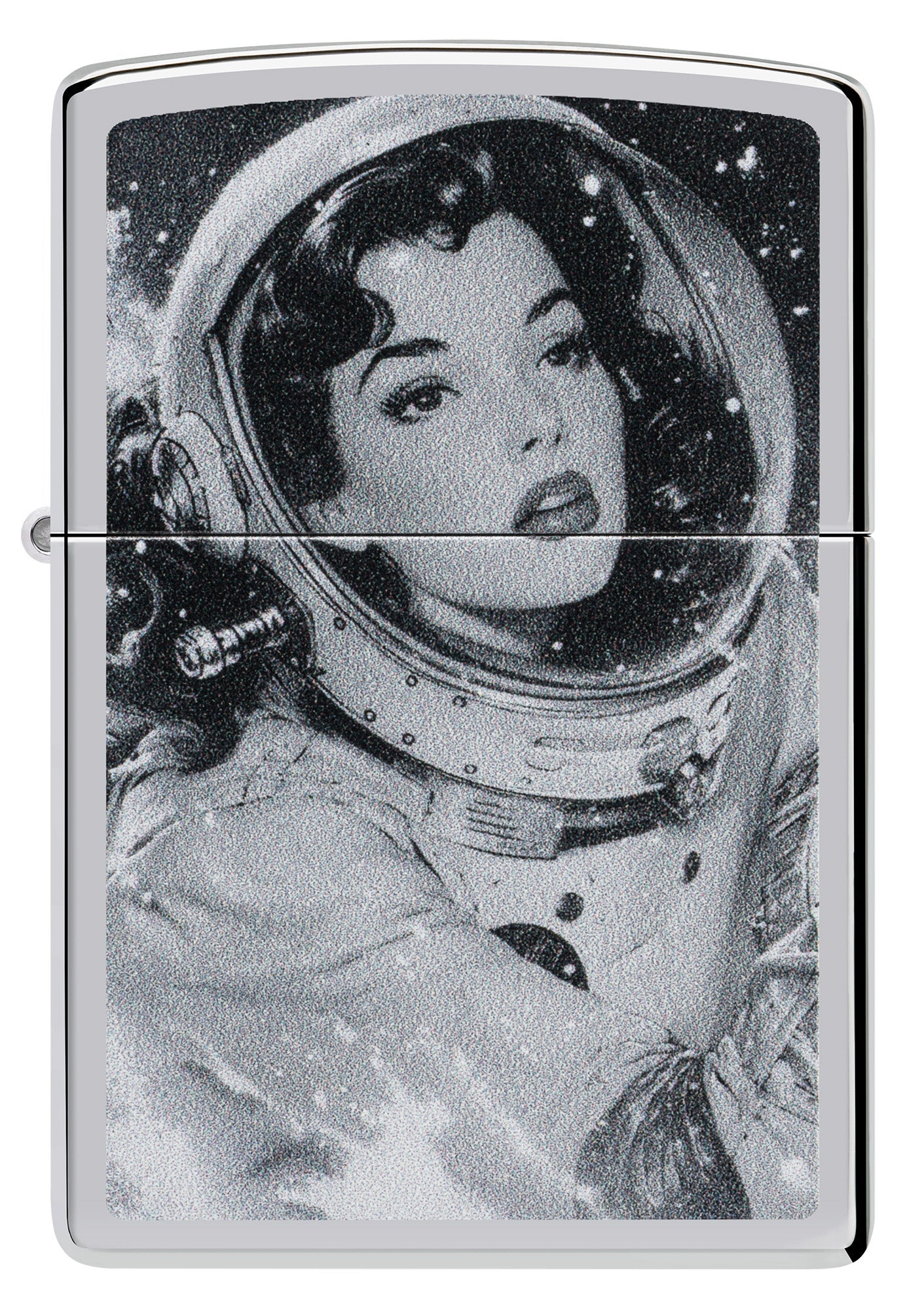 Wzór Astronauta w stylu retro