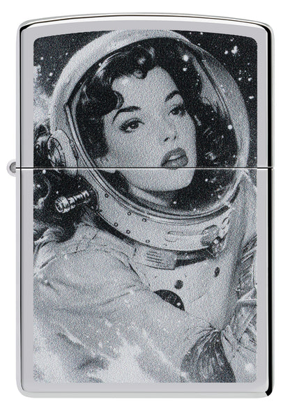 Wzór Astronauta w stylu retro