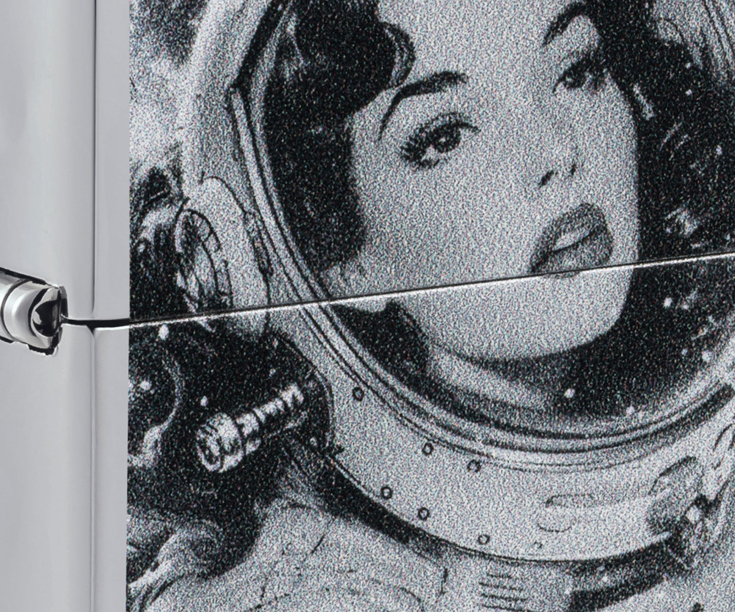 Wzór Astronauta w stylu retro