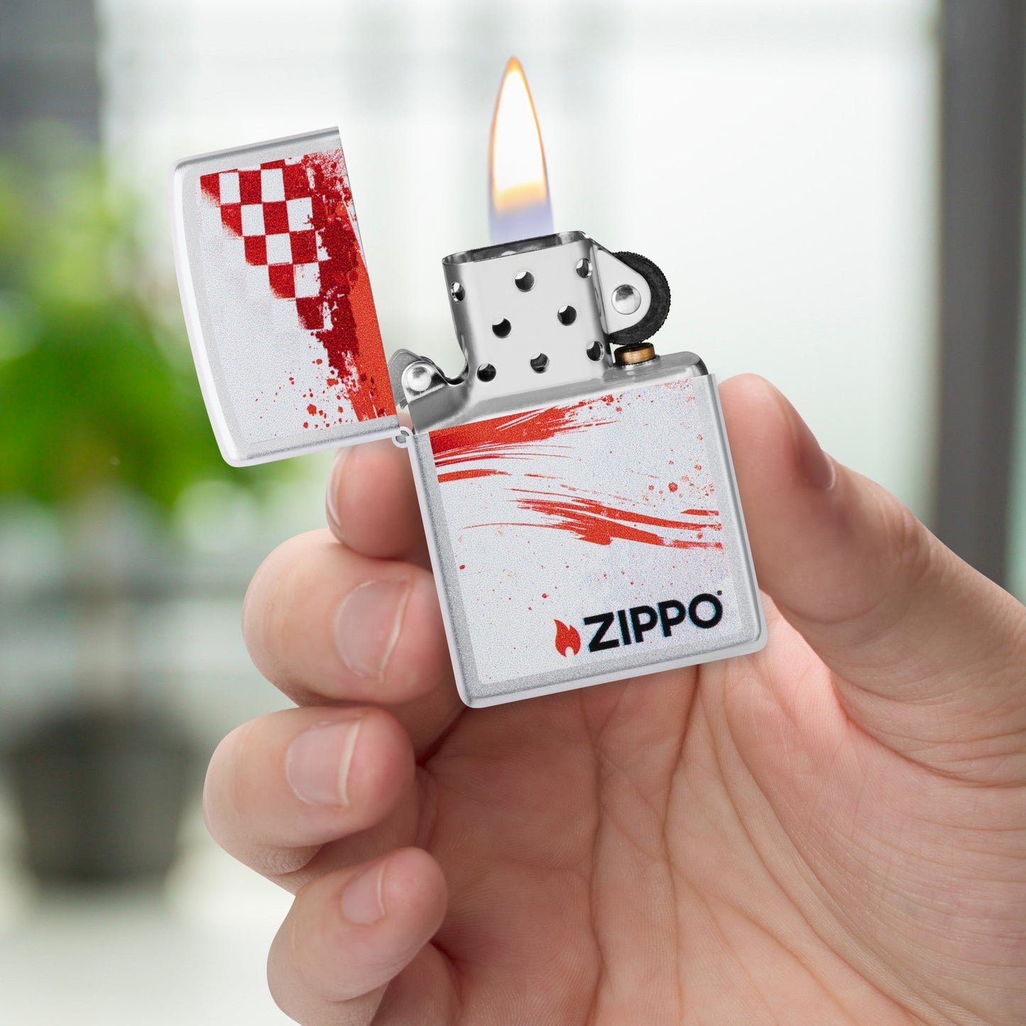 Wzór Kratka Zippo