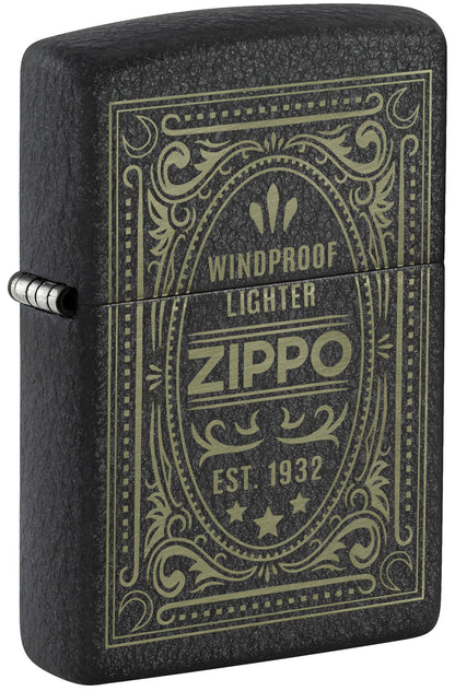 Wzór Etykieta Zippo
