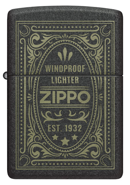 Wzór Etykieta Zippo