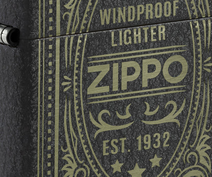 Wzór Etykieta Zippo