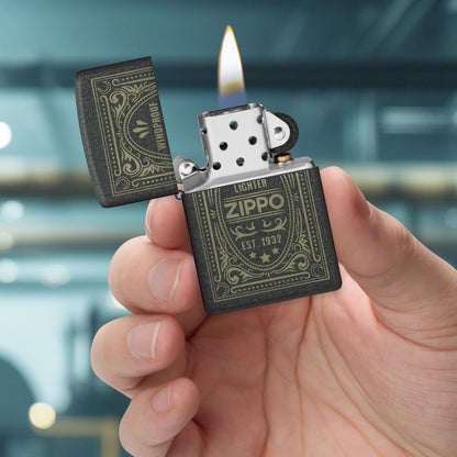 Wzór Etykieta Zippo