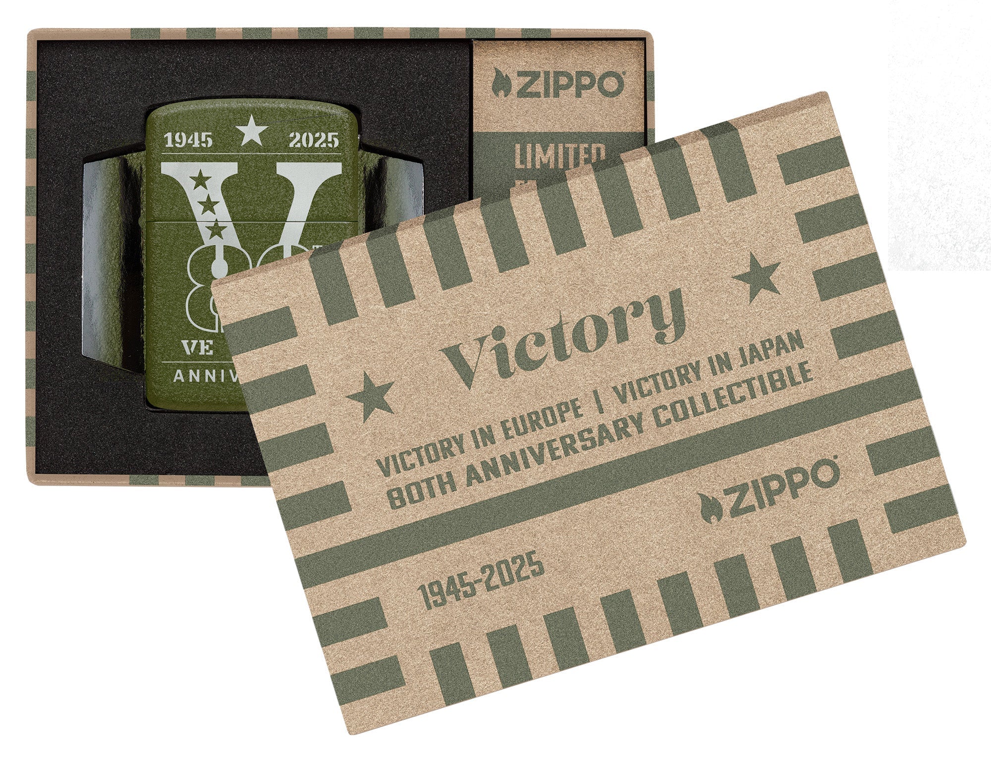 Zippo │ Zapalniczka VE/VJ 80th Anniversary Collectible Steel