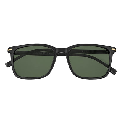 Kwadratowe okulary przeciwsłoneczne o smukłej oprawie