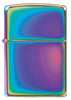 Widok z przodu zapalniczka Zippo Slim kolorowa model podstawowy