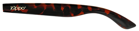 Okulary przeciwsłoneczne Zippo zauszniki w kolorze Havana Brown z logo Zippo