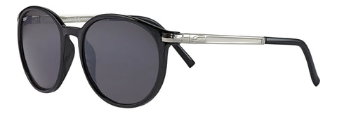 Okulary przeciwsłoneczne Zippo Widok z przodu ¾ Kąt metal i plastik w kolorze czarnym