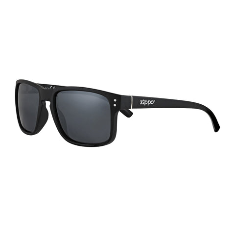 Okulary przeciwsłoneczne Front View Zippo z wąską oprawką, kwadratowe, czarne