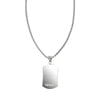 Naszyjnik Zippo Rear View z zawieszką w stylu Dogtag ze stali nierdzewnej i logo Zippo