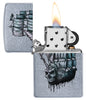 Zapalniczka Zippo Street Chrome Statek piracki z czaszką Tylko online Otwórz płomieniem