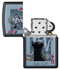 Zapalniczka Zippo Lady Luck Design Queen of Hearts with Crown and Horseshoe czarny matowy Online Tylko otwarte bez płomienia