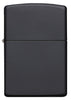 Widok z przodu zapalniczka Zippo Media Chrome Black Matte