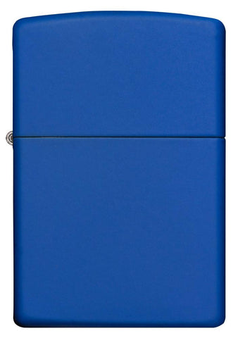 Widok z przodu zapalniczka Zippo Royal Blue Matte model podstawowy