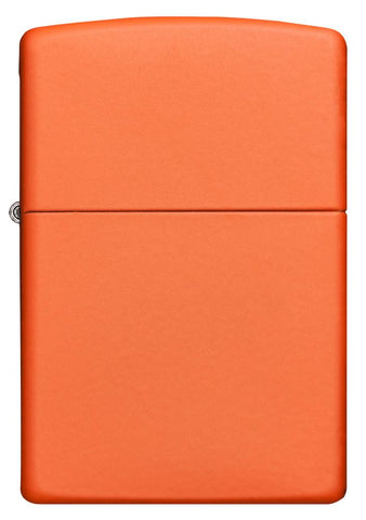 Widok z przodu zapalniczka Zippo Orange Matte model podstawowy