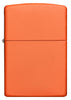Widok z przodu zapalniczka Zippo Orange Matte model podstawowy