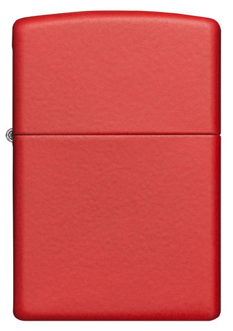 Widok z przodu zapalniczka Zippo Red Matte model podstawowy