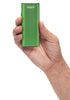 Green HeatBank® 6 Rechargeable Hand Warmer standing at a slight angle 6 Rechargeable Hand Warmer standing at a slight angle