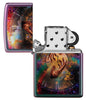 Zapalniczka Zippo fioletowo-zielona matowa Spiritual Journey Podróż w czasie Online Otwierana tylko bez płomienia