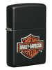 Zapalniczka Harley-Davidson® Black Matte with Texture Print Logo Tylko online