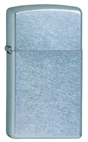 Widok z przodu zapalniczka Zippo Slim Street Chrome