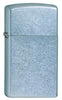 Widok z przodu zapalniczka Zippo Slim Street Chrome