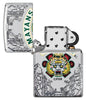 Zapalniczka Zippo chrom z głębokim grawerem Mayans M.C. otwarta