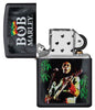 Zapalniczka Zippo czarna Bob Marley z gitarą otwarta