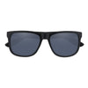 Okulary przeciwsłoneczne Zippo Widok z przodu z kwadratową oprawką i szerokimi ramionami, czarne