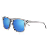 Okulary 3/4 kątowe Zippo z jasnoniebieskimi soczewkami i szarymi przezroczystymi oprawkami